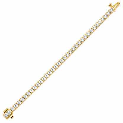 Chevron Diamond Tennis Bracelet - 3.12 CTW-8