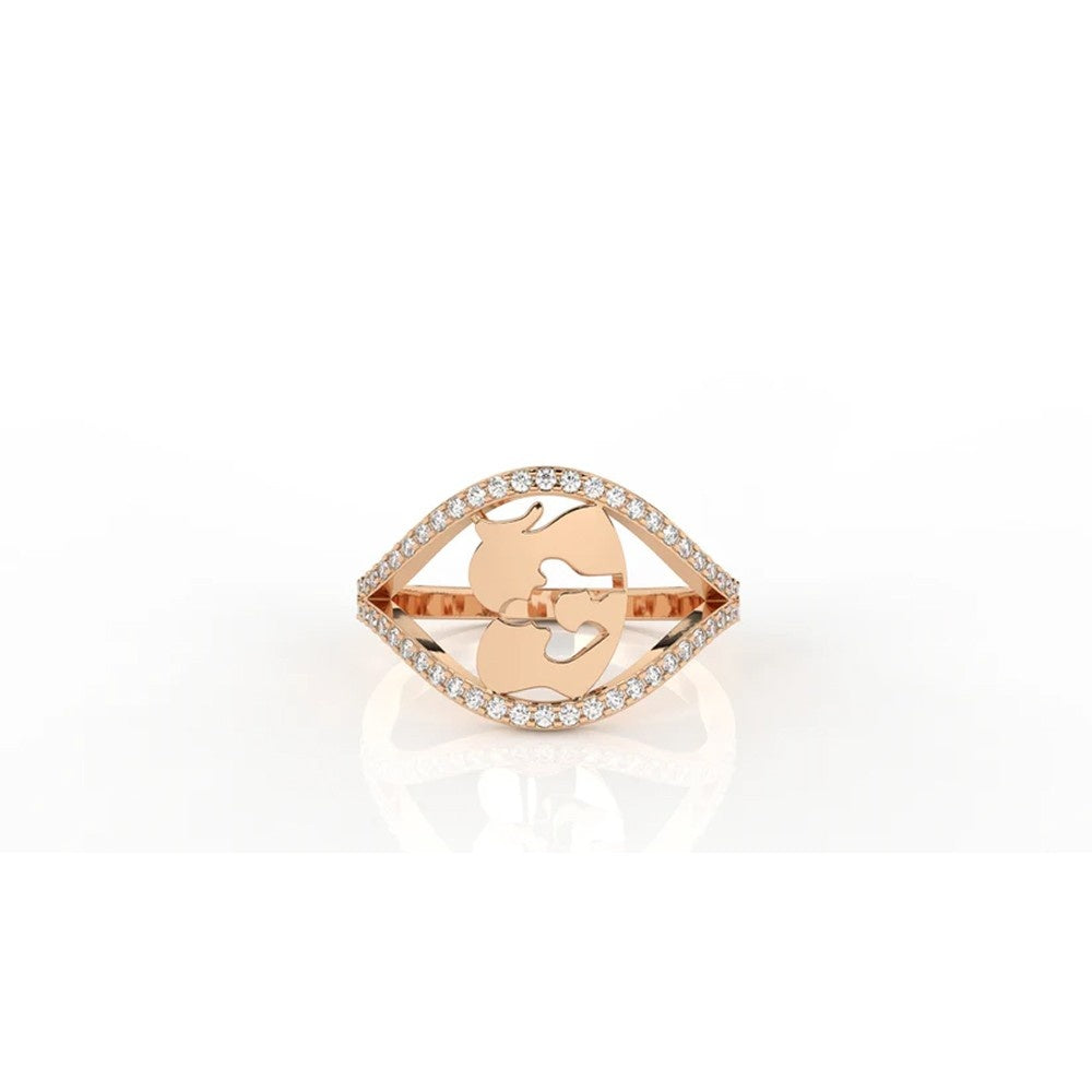 Diamond Mother’s Day Dove Ring – 0.24 CT | Sterling Silver