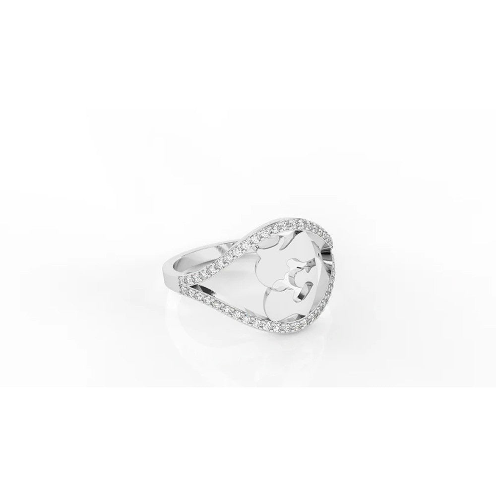 Diamond Mother’s Day Dove Ring – 0.24 CT | Sterling Silver