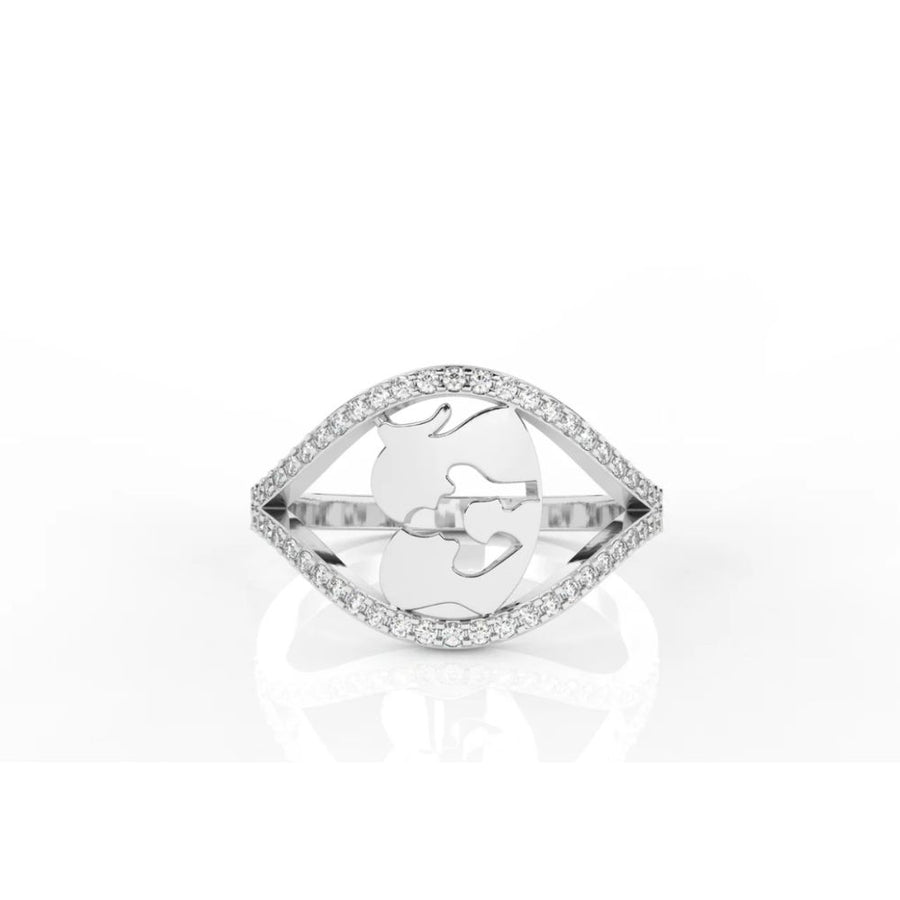 Diamond Mother’s Day Dove Ring – 0.24 CT | Sterling Silver