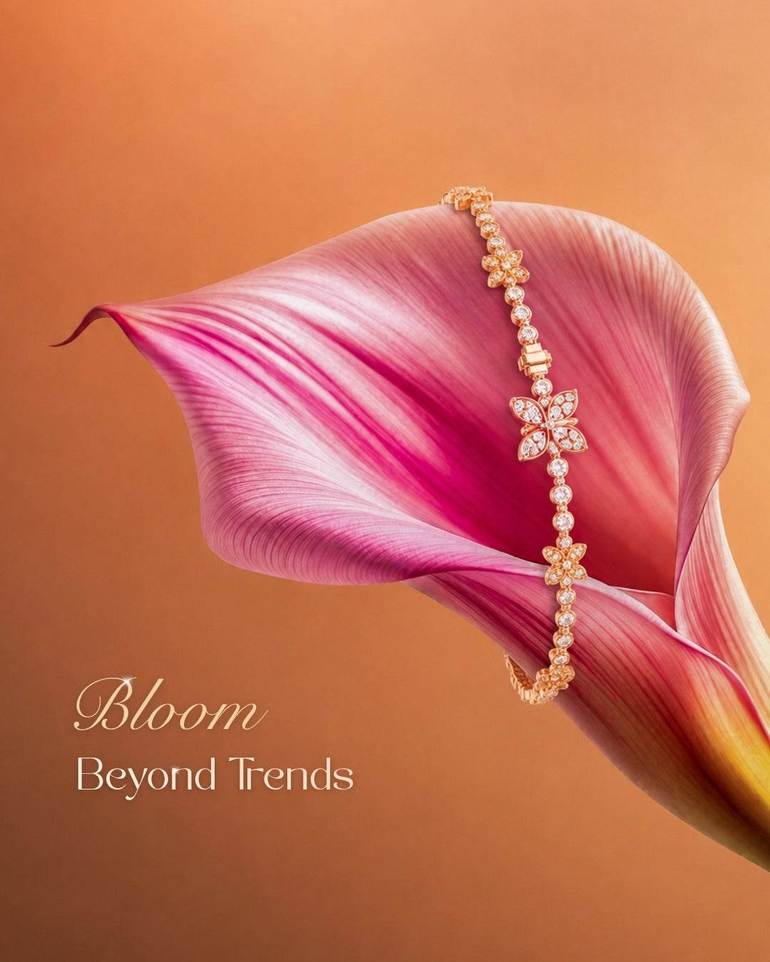1.33 CT Butterfly Diamond Bracelet