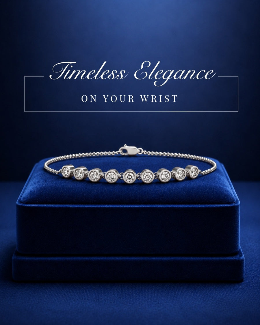 Graduated Diamond Station Bracelet – 0.51 CTW