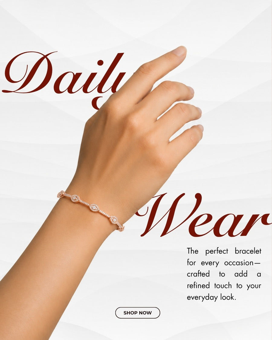 0.70 CTW Bezel Set Diamond Bangle Bracelet