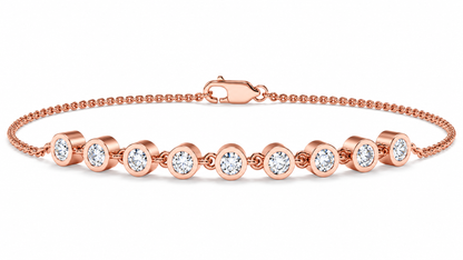 Graduated Diamond Station Bracelet – 0.51 CTW-2