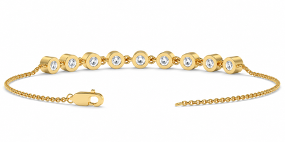 Graduated Diamond Station Bracelet – 0.51 CTW-4