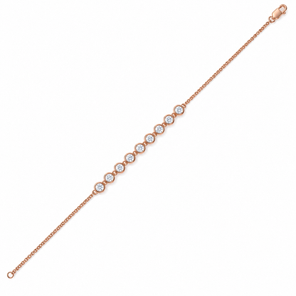 Graduated Diamond Station Bracelet – 0.51 CTW-9