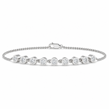 Graduated Diamond Station Bracelet – 0.51 CTW