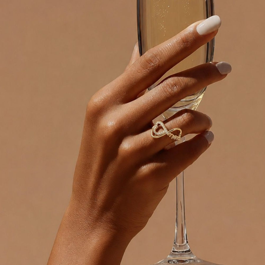 Infinity Twist Diamond Ring