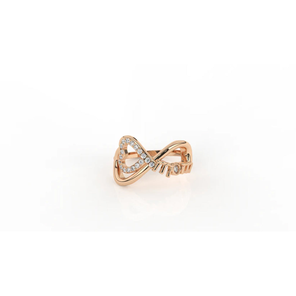 Infinity Twist Diamond Ring