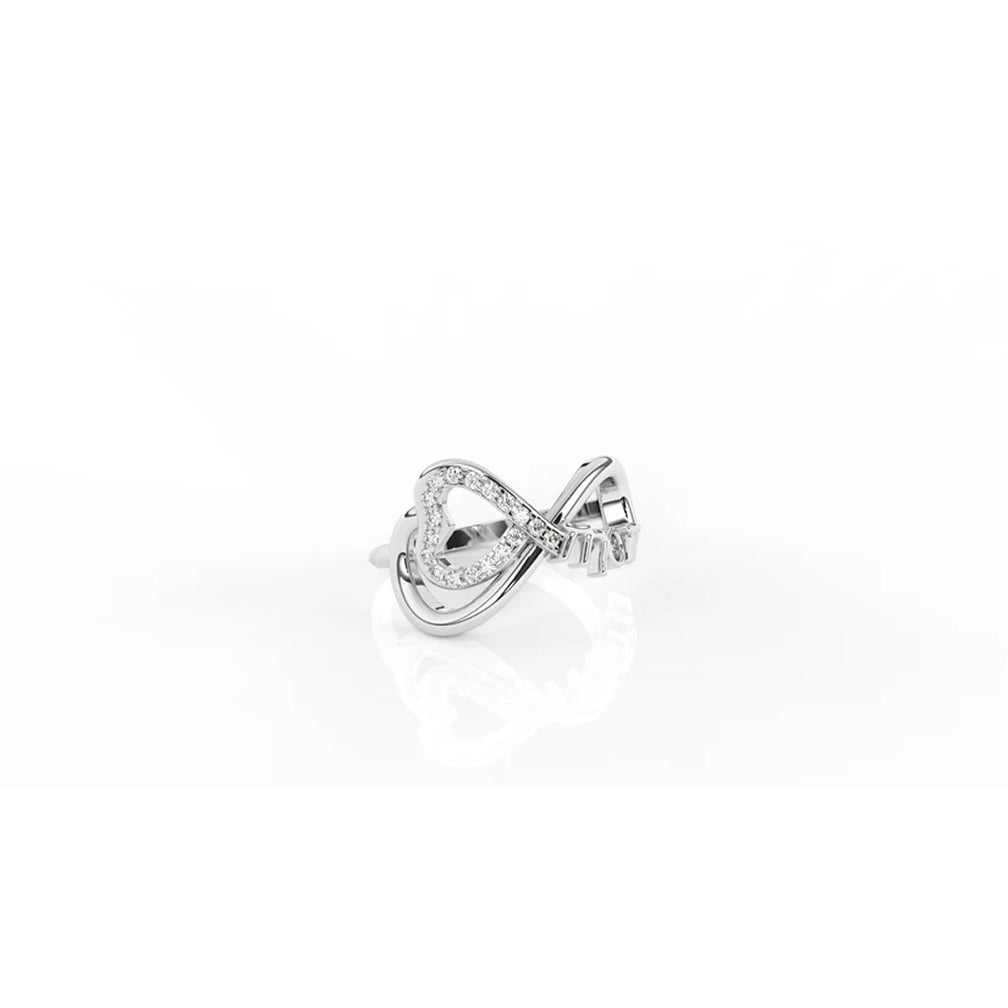 Infinity Twist Diamond Ring