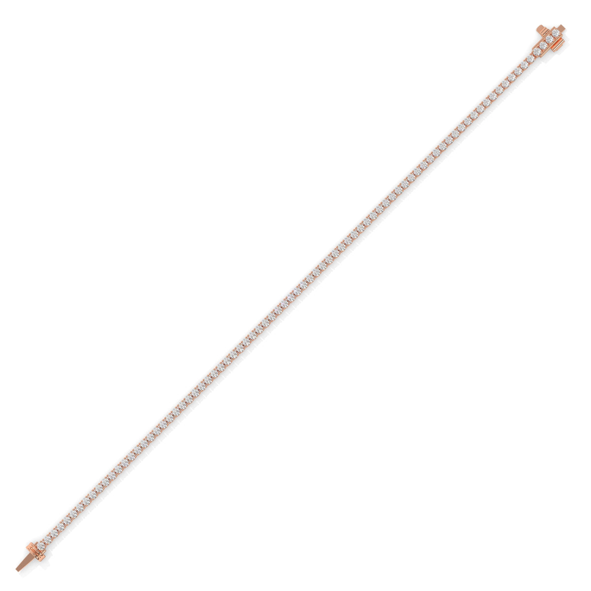 Rose gold bracelet with diamonds GLAM NYC