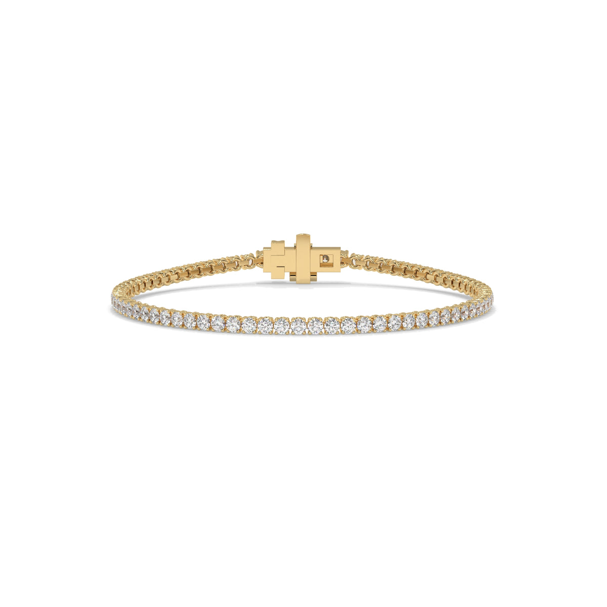 Gold bracelet with diamonds GLAM NYC