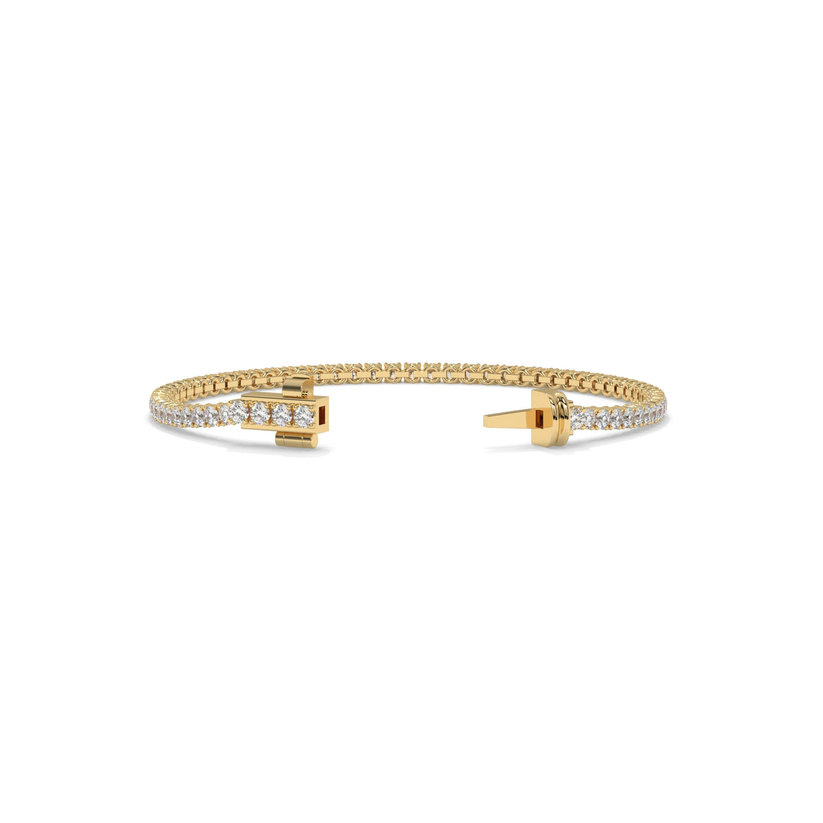 Gold bracelet with diamonds GLAM NYC