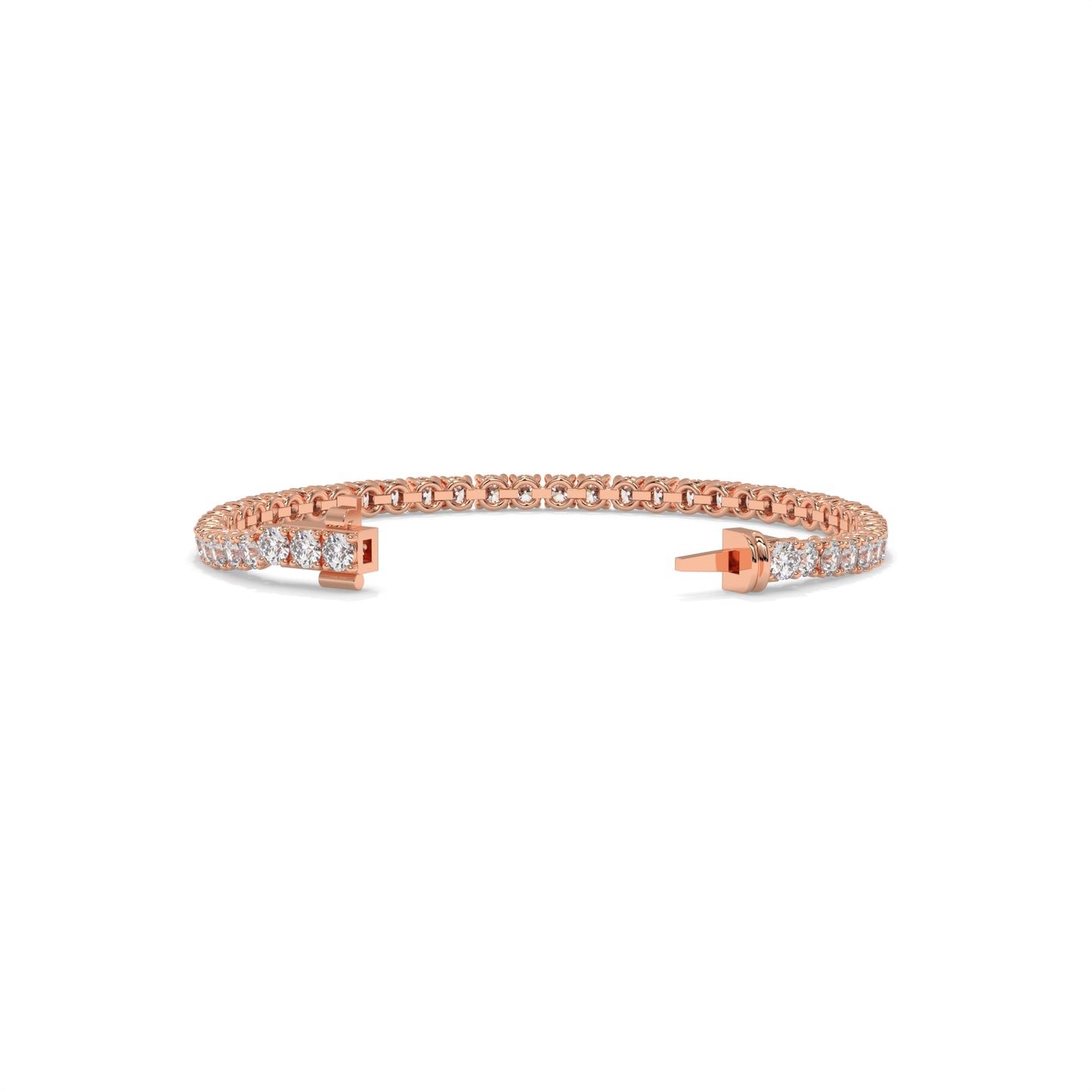 Rose gold bracelet with diamonds GLAM NYC