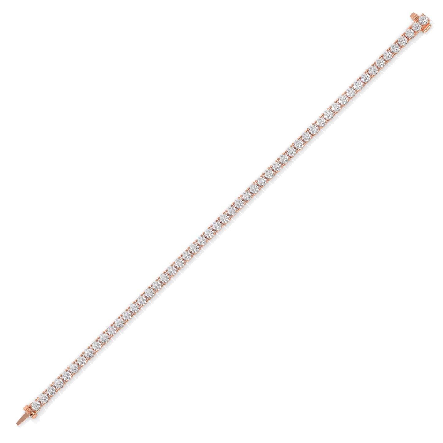 Rose Gold bracelet with diamonds GLAM NYC