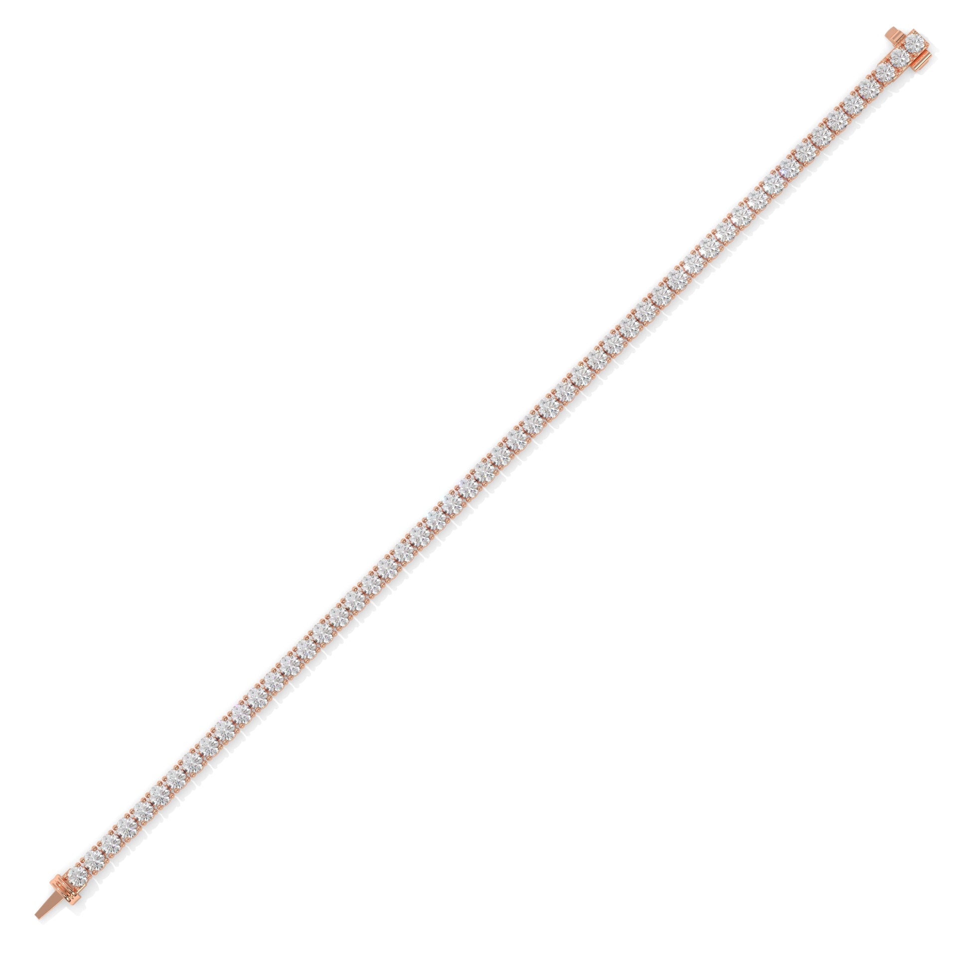 Rose Gold bracelet with diamonds GLAM NYC