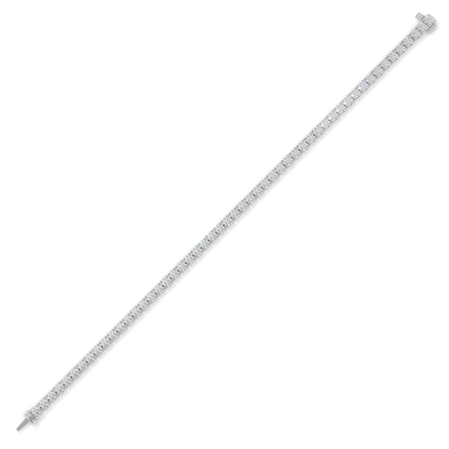 Silver bracelet with diamonds GLAM NYC