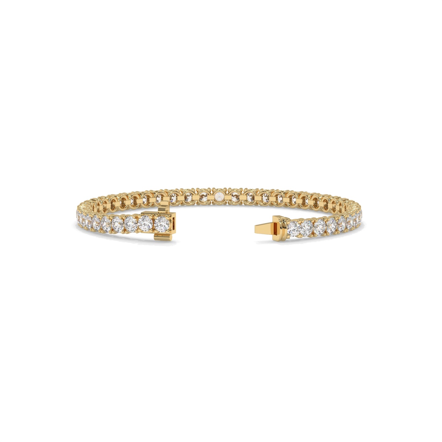 Gold bracelet with diamond accents GLAM NYC