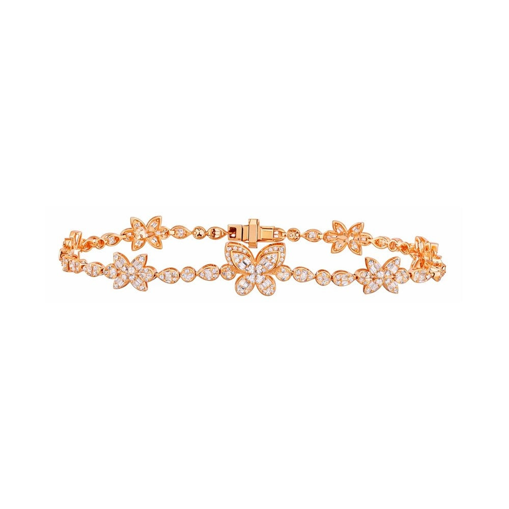 Lab Grown Diamond Butterfly Bracelet