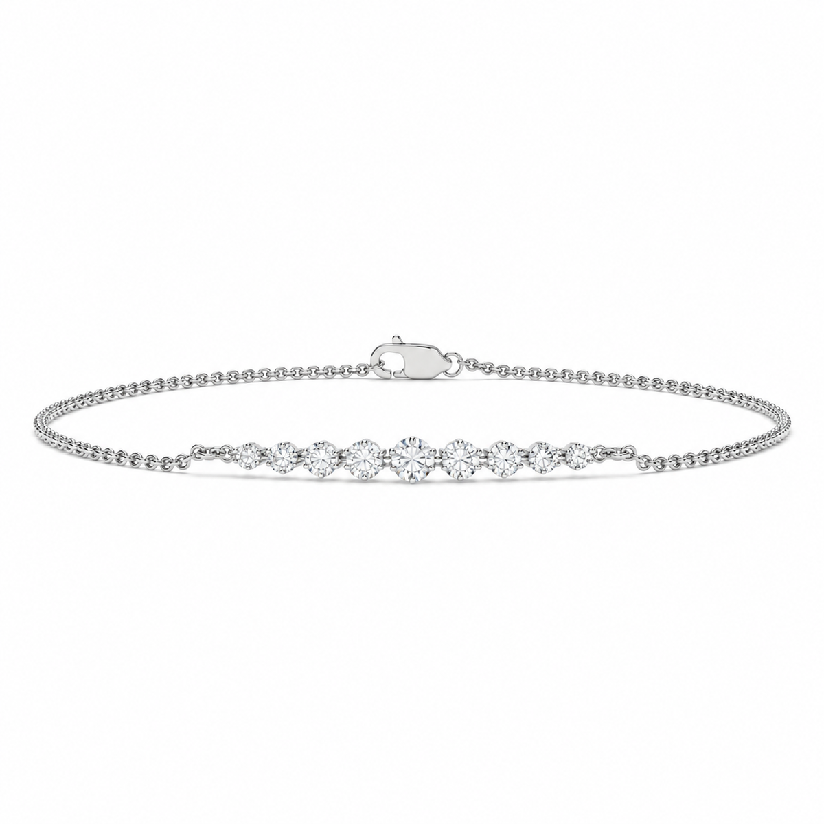 Minimalist Diamond Bar Bracelet – 0.31 CTW