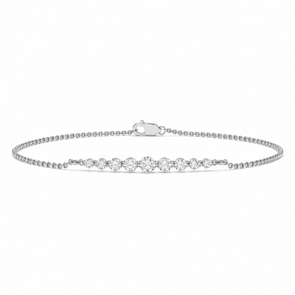 Minimalist Diamond Bar Bracelet – 0.31 CTW