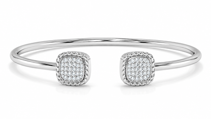 Open Cuff Diamond Bangle Bracelet – 0.40 CTW-1