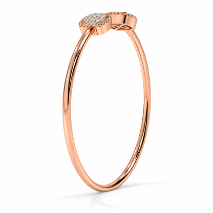 Open Cuff Diamond Bangle Bracelet – 0.40 CTW-7