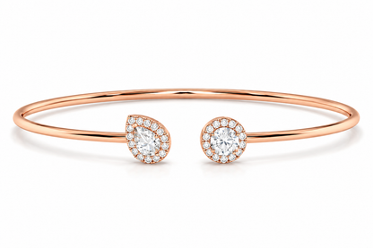 Open Cuff Diamond Bangle Bracelet – 0.93 CTW-2