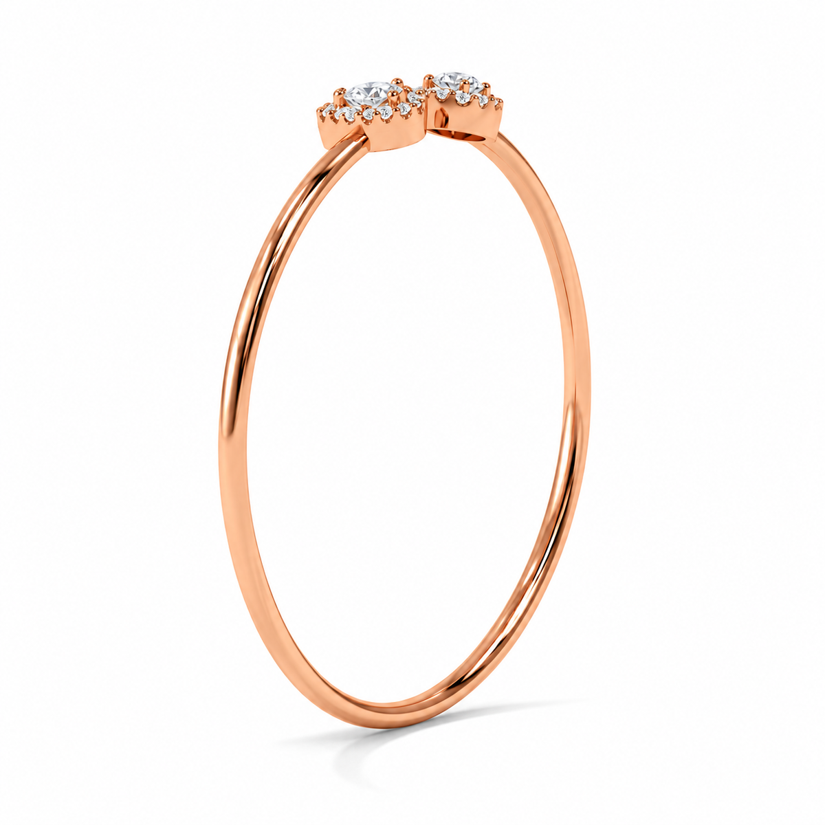 Open Cuff Diamond Bangle Bracelet – 0.93 CTW-5