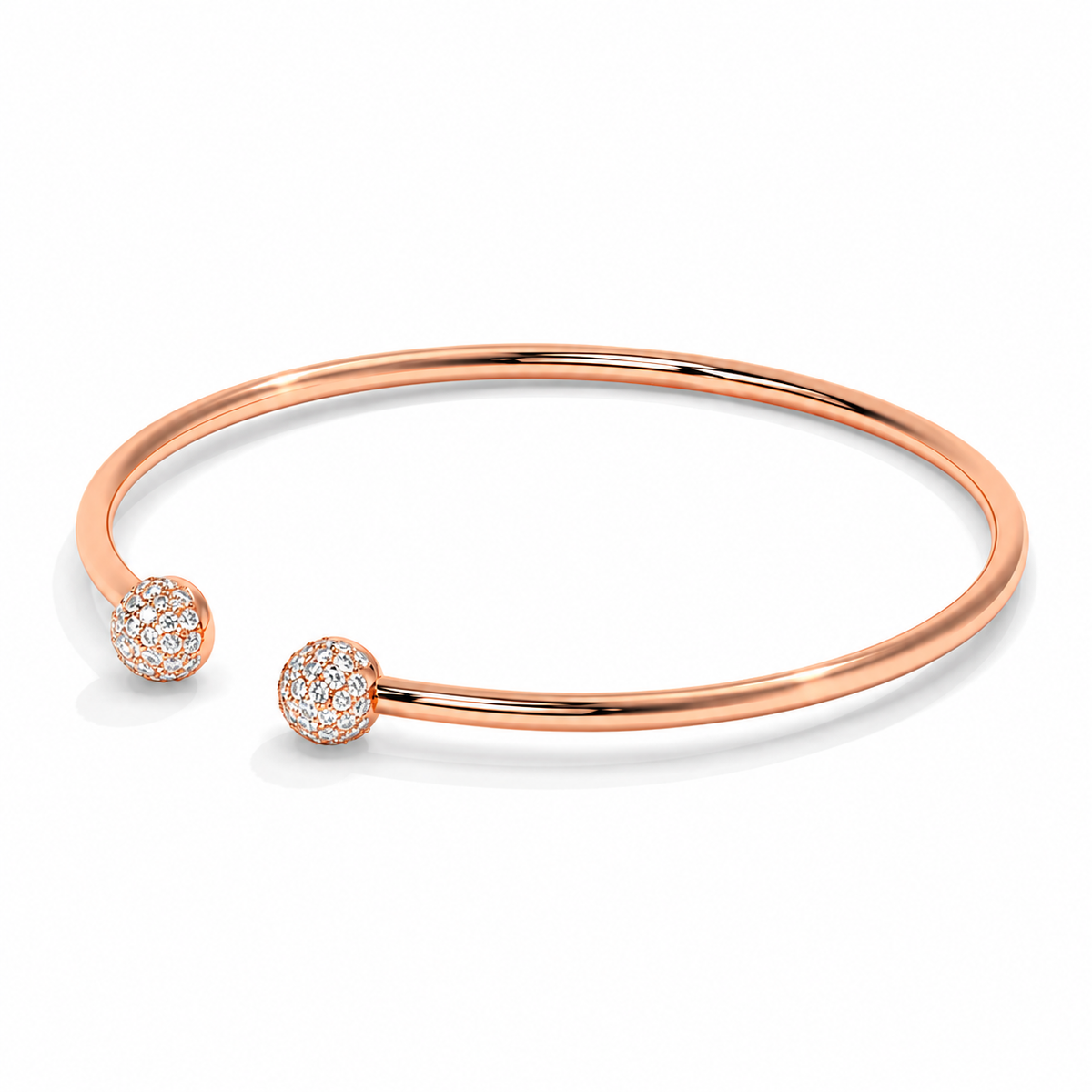 Open Cuff Diamond Bracelet – 0.47 CTW-4