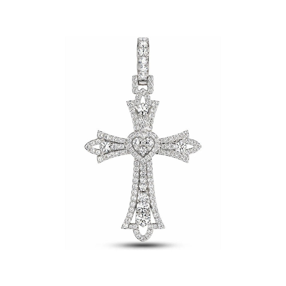 Diamond cross pendant GLAM NYC