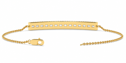 Pavé Diamond Bar Bracelet – 0.65 CTW-3
