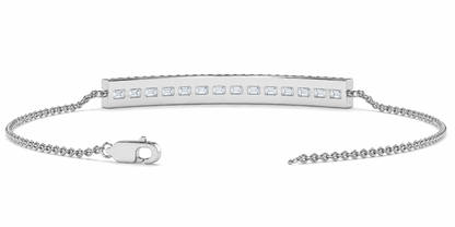 Pavé Diamond Bar Bracelet – 0.65 CTW-4