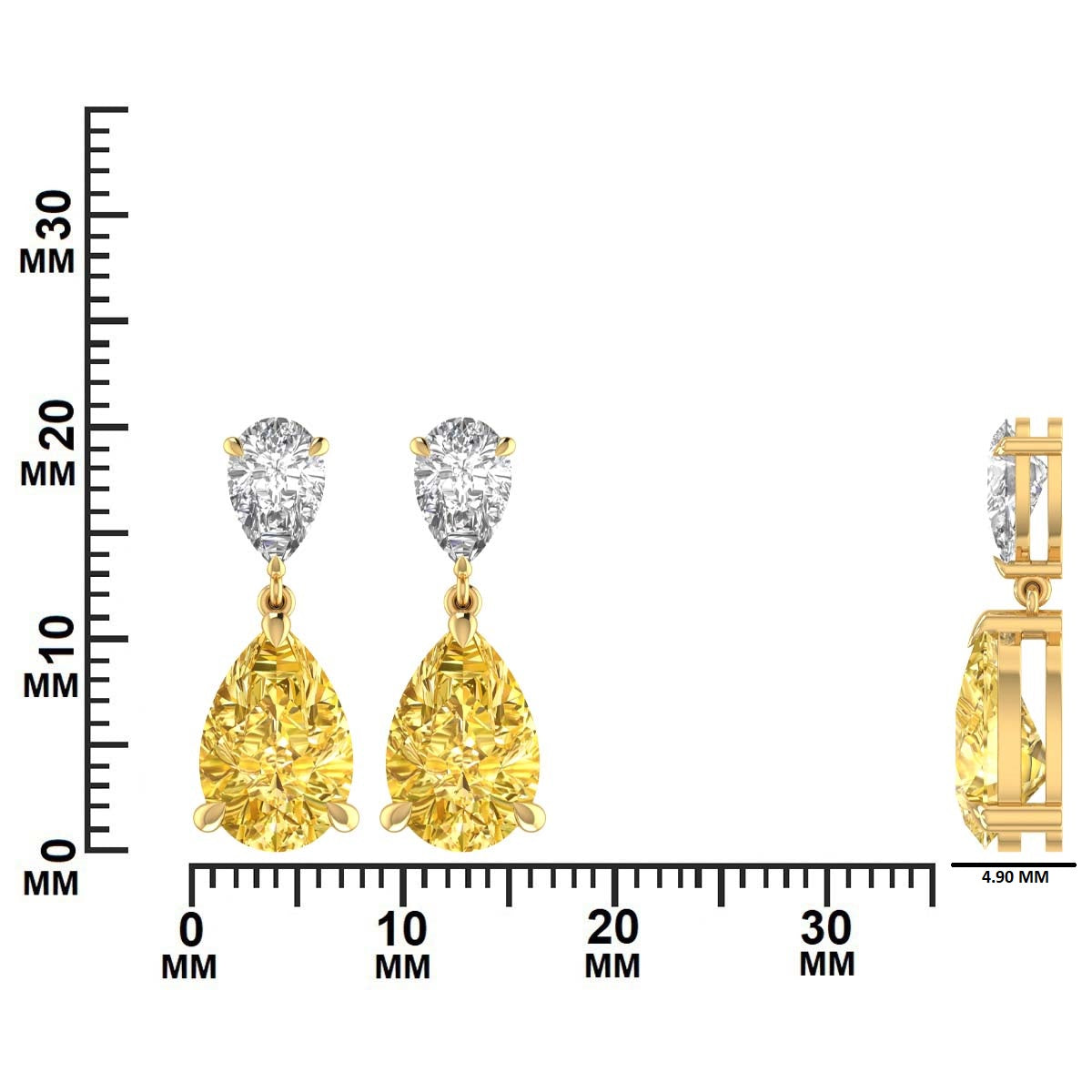 5.00 CTW Lab-Grown Diamond Earrings