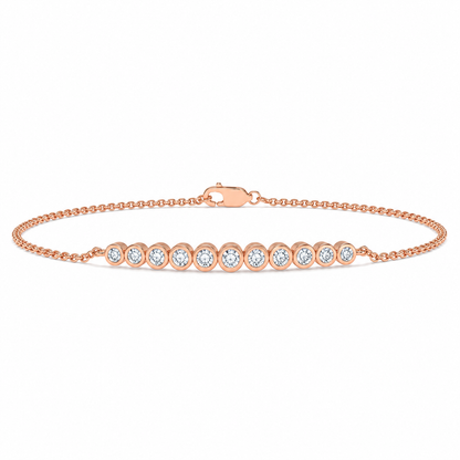 0.25 CTW Diamond Bar Bracelet
