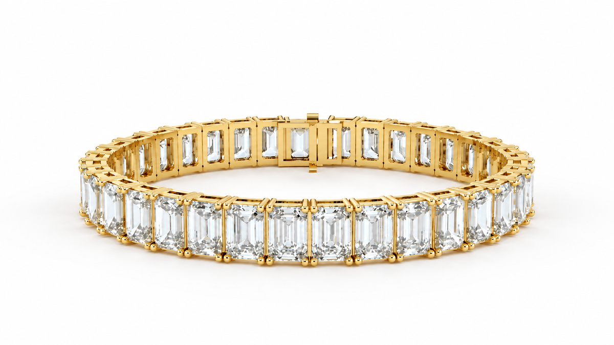 24.79 CTW Diamond Tennis Bracelet
