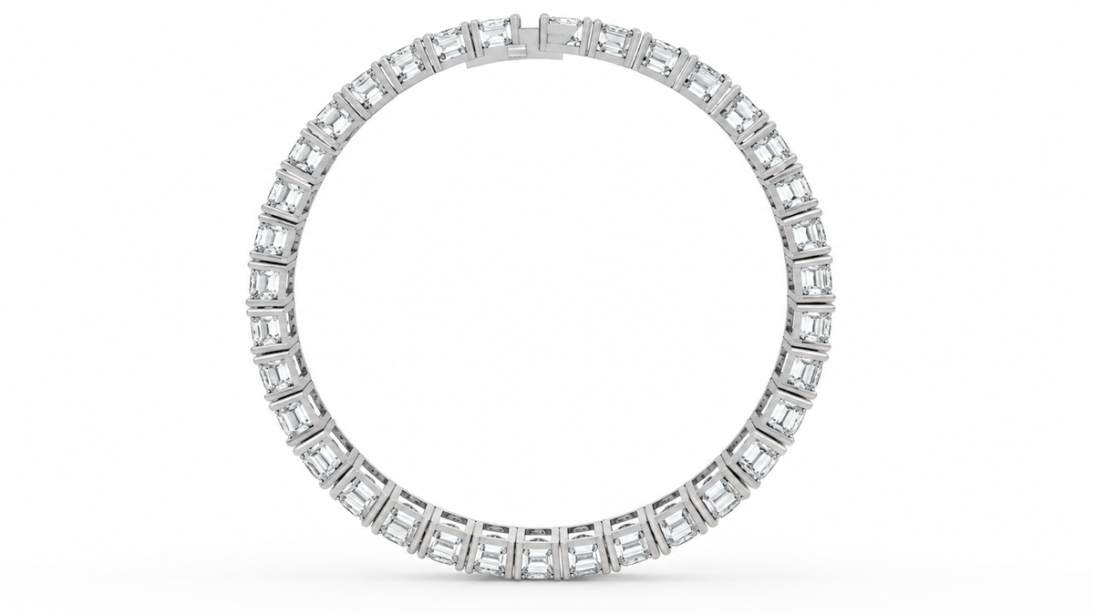24.79 CTW Diamond Tennis Bracelet