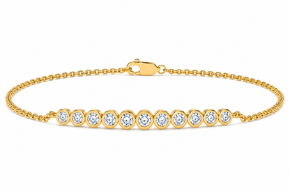 0.25 CTW Diamond Bar Bracelet
