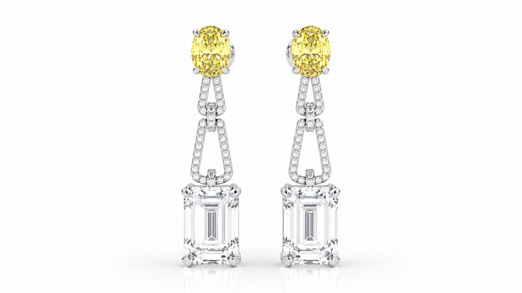 12.35 CTW Diamond Drop Earring