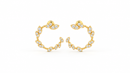 0.73 CTW Diamond Hoop Earring
