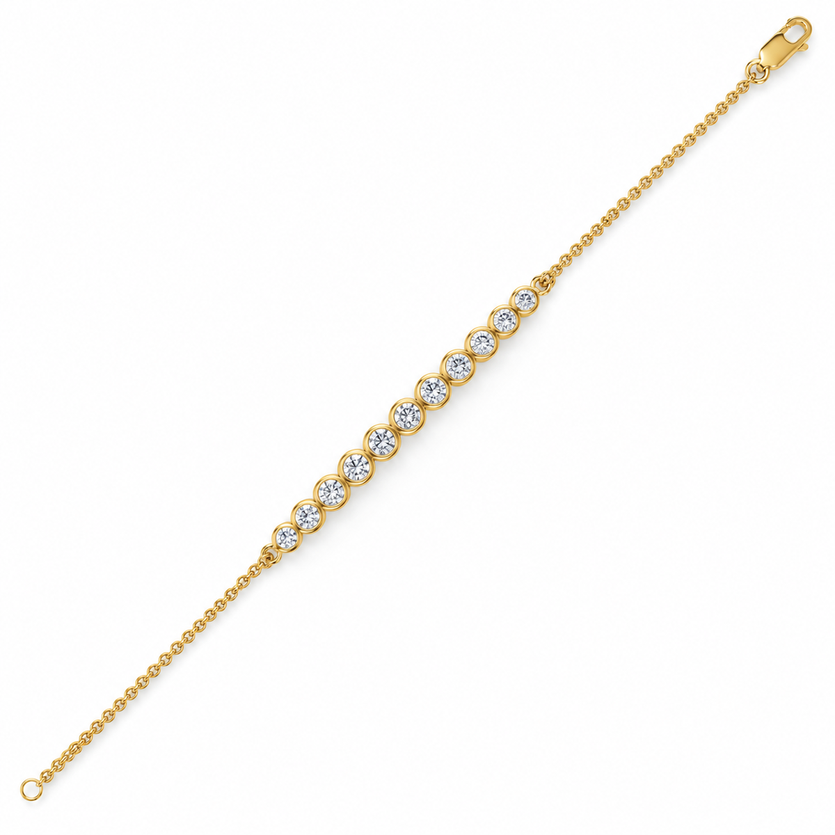 0.25 CTW Diamond Bar Bracelet