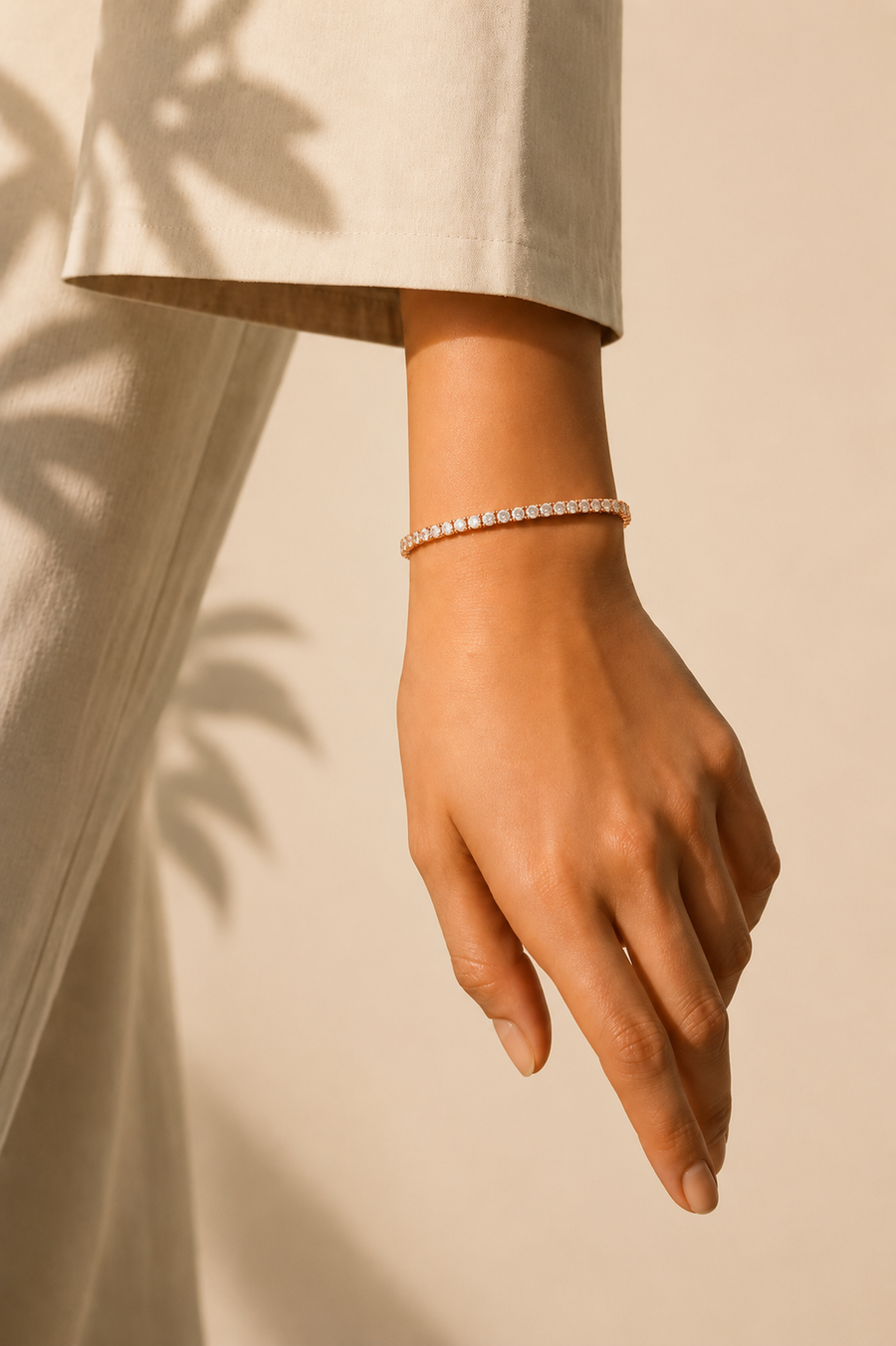 4mm Diamond Tennis Bracelet – 12.67 CTW