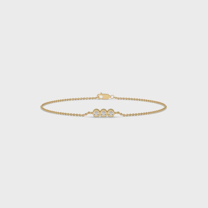 0.10 CTW Lab-Grown Diamond Minimal Bracelet-9