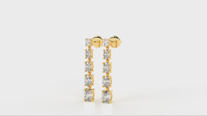3.38 CTW Diamond Drop Earrings