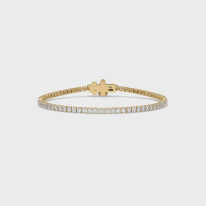 3.16 CTW Lab-Grown Diamond Tennis Bracelet – 2.3MM-10