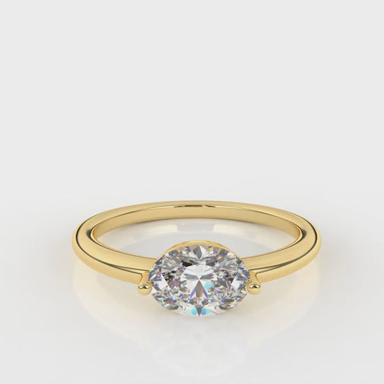 1.00 CTW Round Cut Diamond Solitaire Engagement Ring - Video