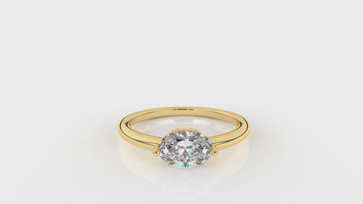 1.00 CTW Round Cut Diamond Solitaire Engagement Ring - Video
