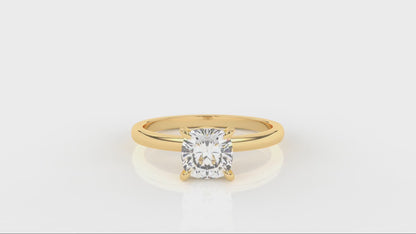0.95 CTW Round Diamond Solitaire Engagement Ring - Video