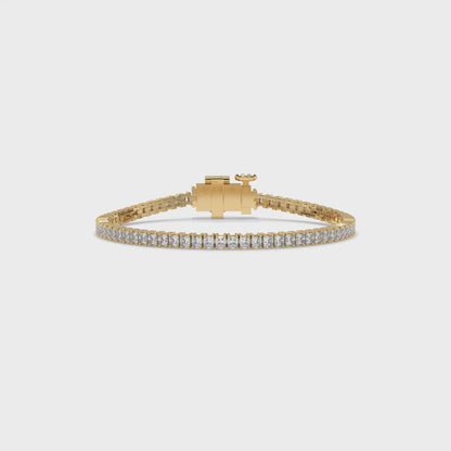 5.84 CTW Diamond Tennis Bracelet-11