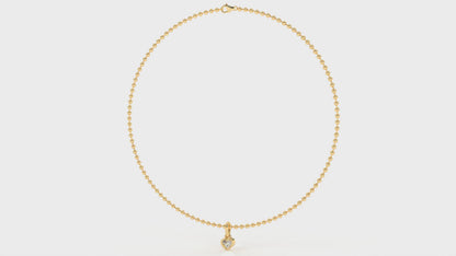 1 CTW Heart Cut Diamond Solitaire Necklace - video